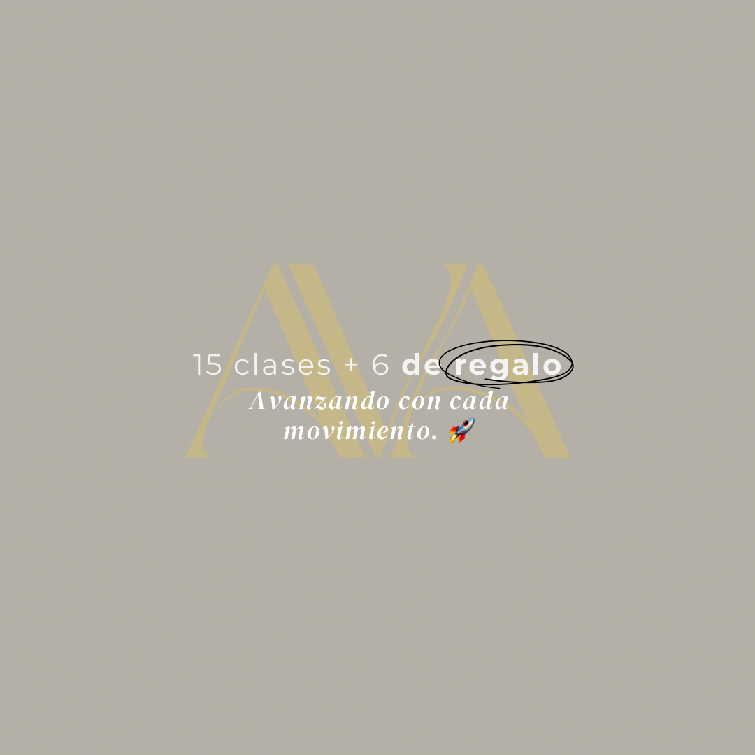 15 Clases + 6 de Regalo